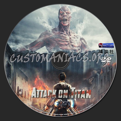 Attack on Titan dvd label