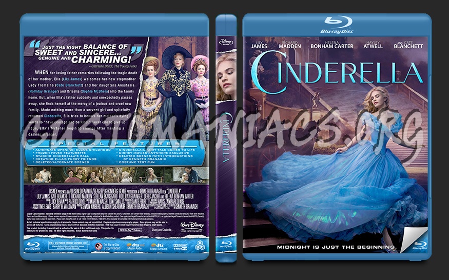 Cinderella blu-ray cover