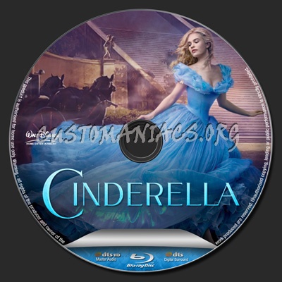 Cinderella blu-ray label