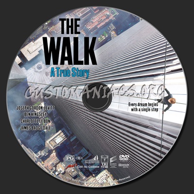 The Walk dvd label