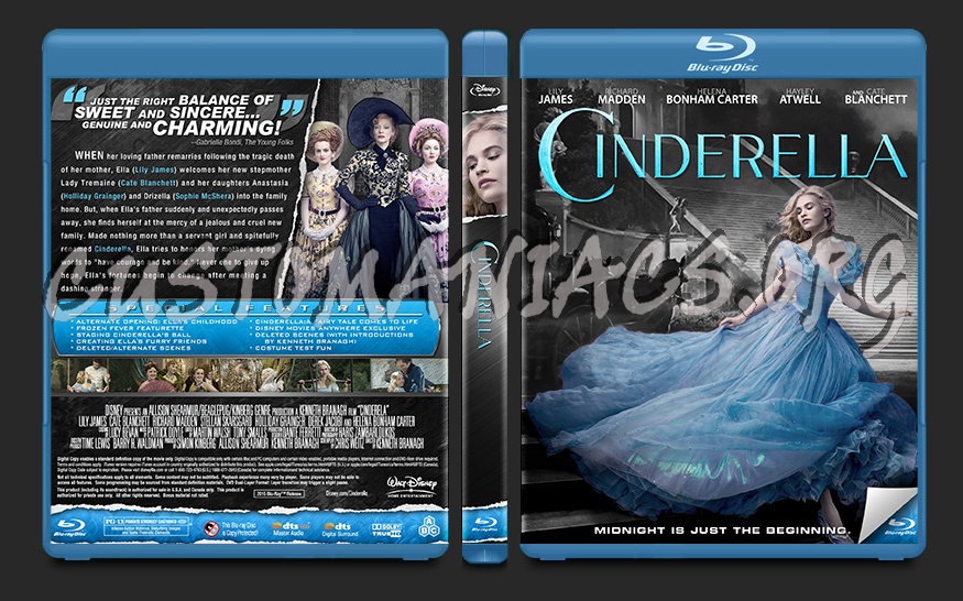 Cinderella blu-ray cover