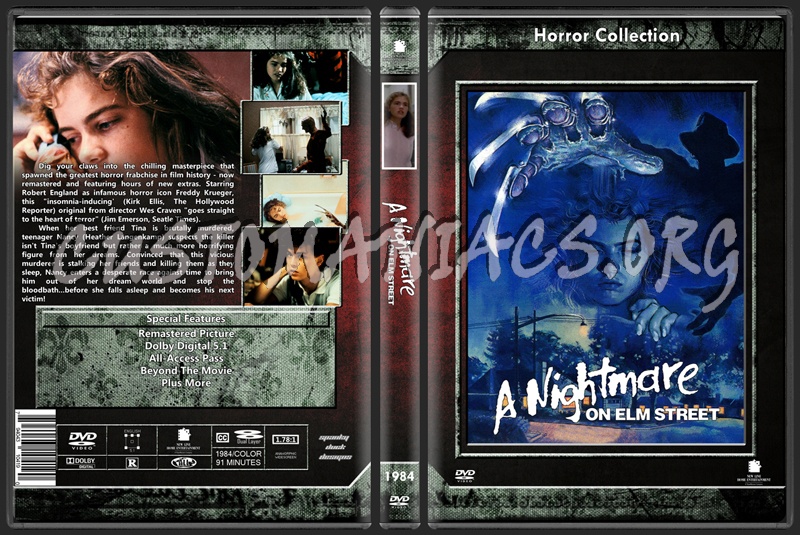 A Nightmare On Elm Street (1984) dvd cover