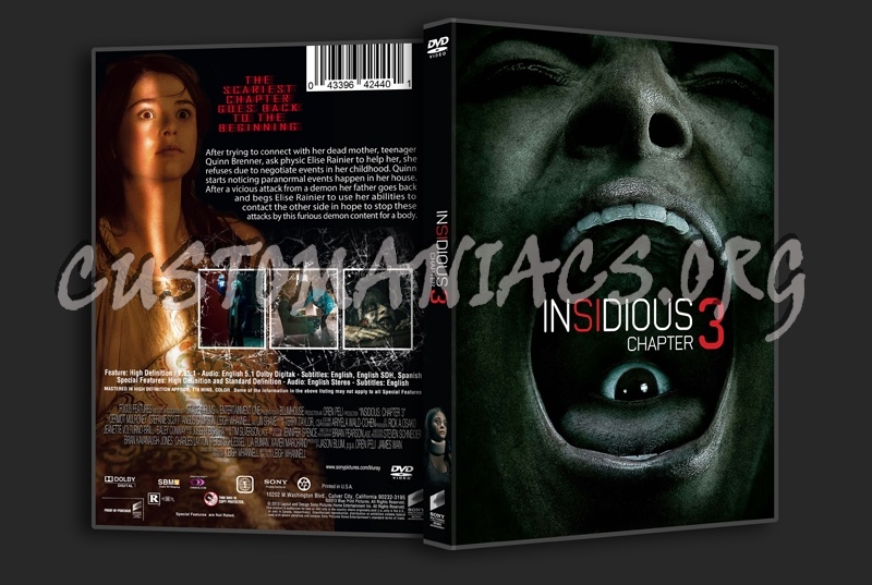 Insidious Chapter 3 dvd cover