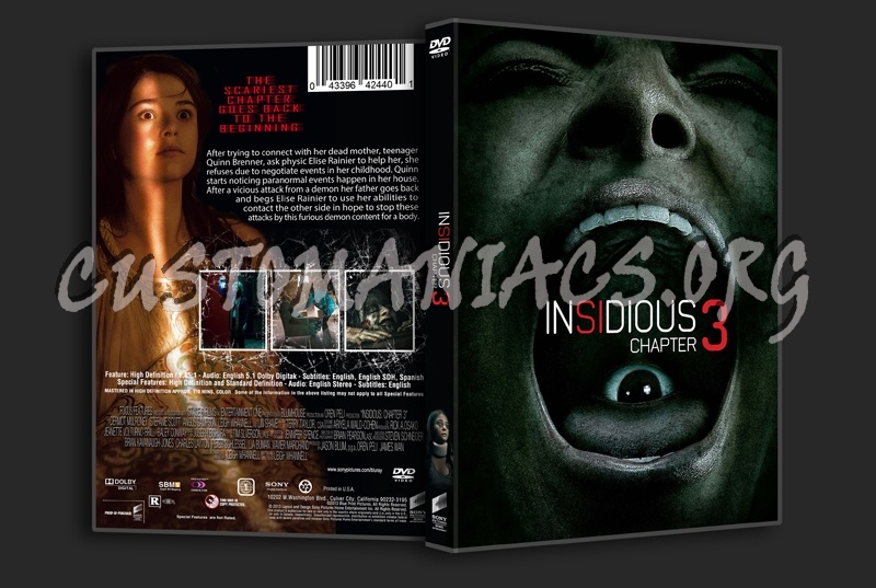 Insidious Chapter 3 dvd cover