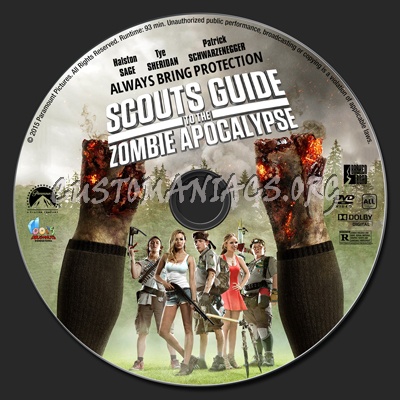 Scouts Guide to the Zombie Apocalypse dvd label