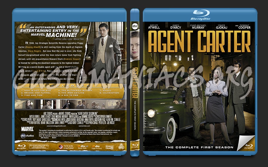 Agent Carter Season 1 blu-ray cover