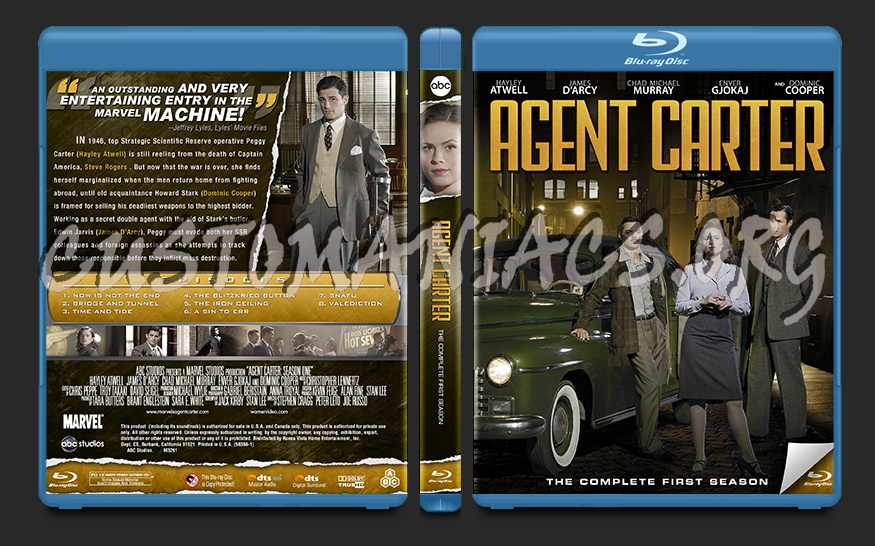 Agent Carter Season 1 blu-ray cover