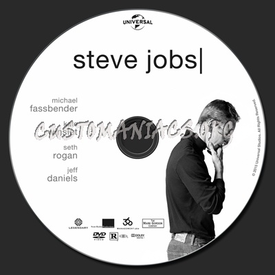 Steve Jobs dvd label