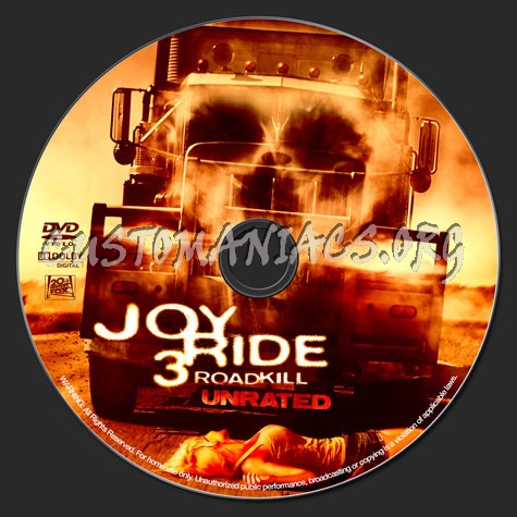 Joy Ride 3: Road Kill (2014) dvd label