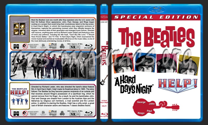 The Beatles Double Feature blu-ray cover