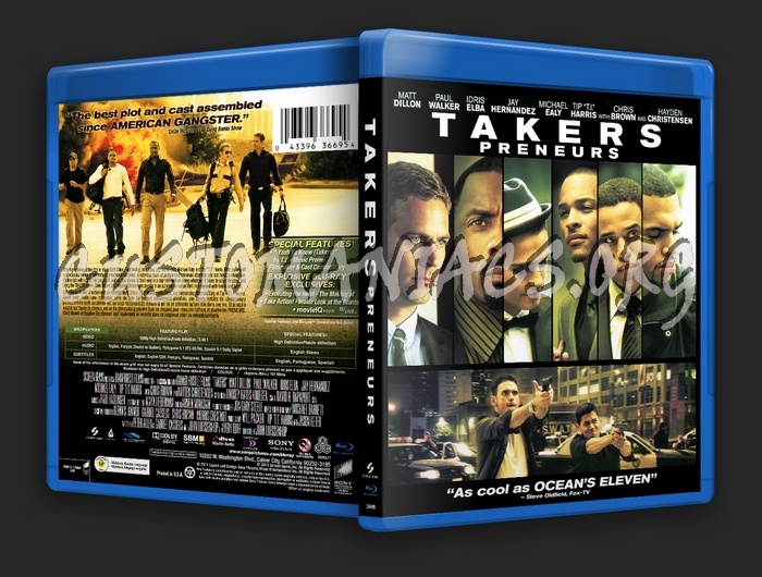 Takers blu-ray cover