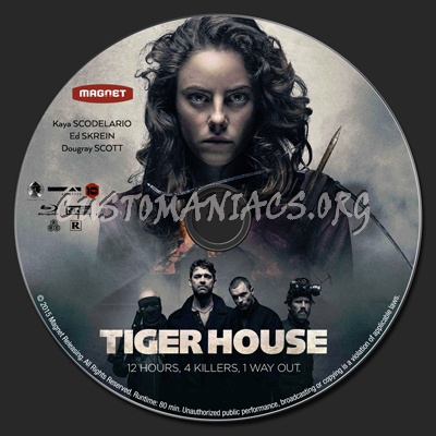 Tiger House blu-ray label