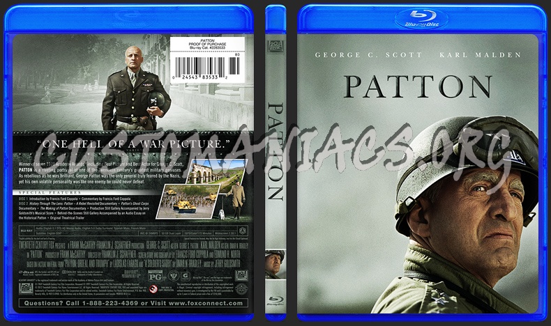 Patton blu-ray cover