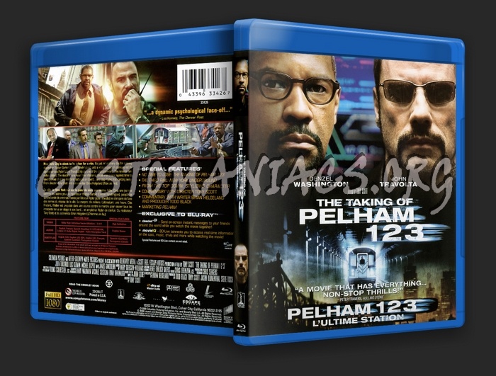 The Taking of Pelham 123 blu-ray cover - DVD Covers & Labels by