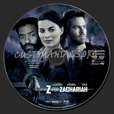 Z For Zachariah blu-ray label