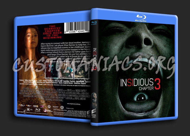 Insidious / Insidious: Chapter 2 / Insidious: Chapter 3 / Insidious: The  Last Key [DVD]