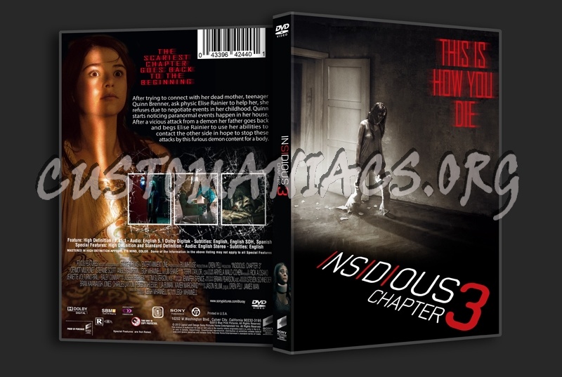 Insidious Chapter 3 dvd cover