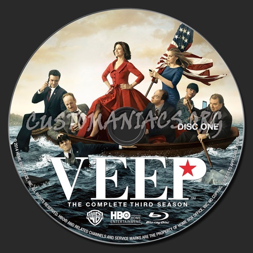 Veep Season 3 blu-ray label