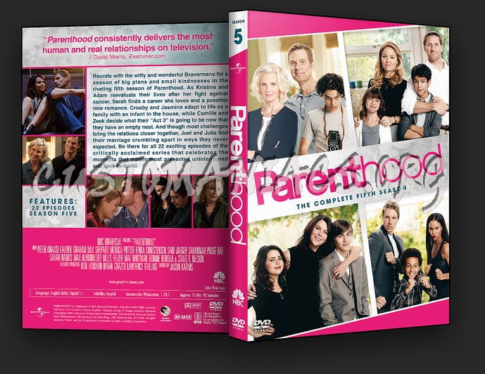 Parenthood Season 5 dvd cover