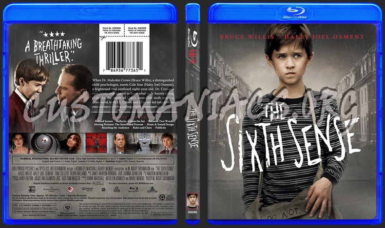 The Sixth Sense blu-ray cover