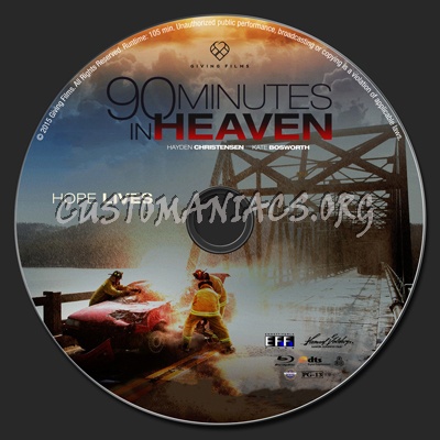 90 Minutes in Heaven blu-ray label