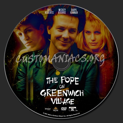 The Pope Of Greenwich Village dvd label