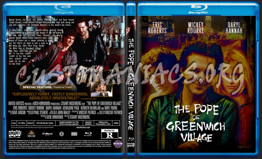 The Pope Of Greenwich Village dvd cover