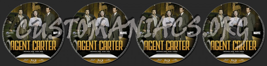 Agent Carter Season 1 blu-ray label