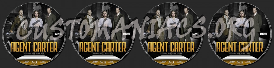 Agent Carter Season 1 blu-ray label