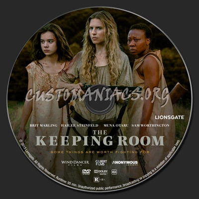 The Keeping Room dvd label