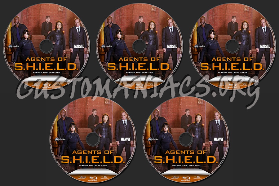 Agents of S.H.I.E.L.D. Season Two blu-ray label