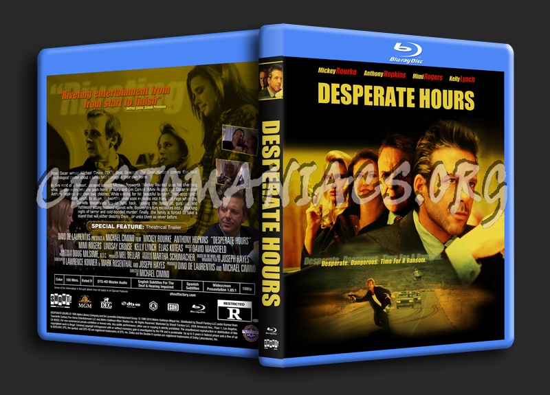Desperate Hours (1990) dvd cover