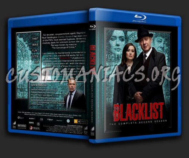 The Blacklist - Season 2 blu-ray cover