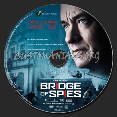 Bridge of Spies dvd label