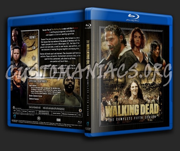 The Walking Dead - Season 5 blu-ray cover