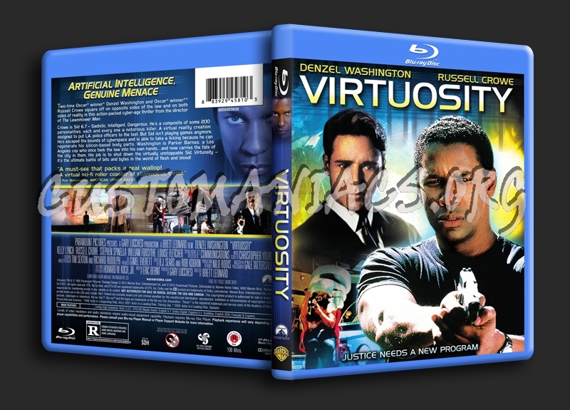 Virtuosity blu-ray cover