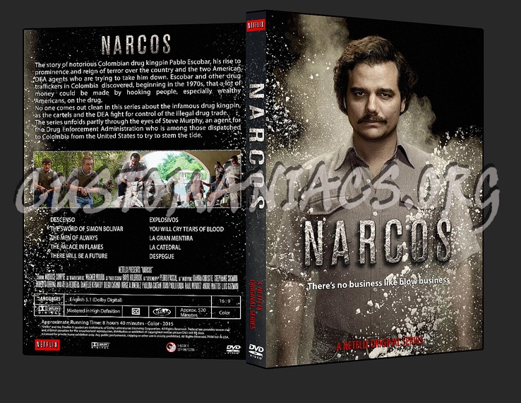Narcos s1 dvd cover