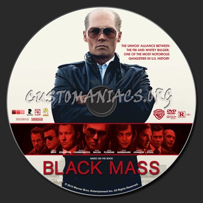 Black Mass dvd label