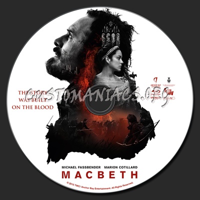 Macbeth (2015) blu-ray label