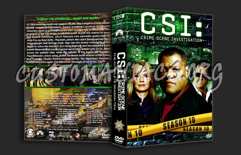 CSI: Crime Scene Investigation - The Complete Series (3370x2175) dvd cover