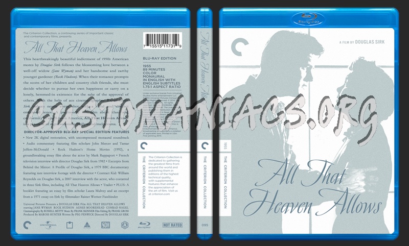 095 - All That Heaven Allows blu-ray cover