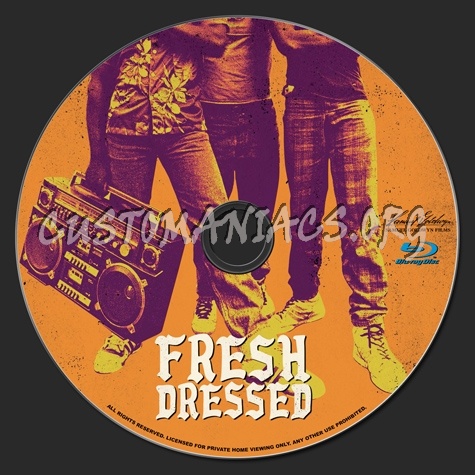 Fresh Dressed blu-ray label