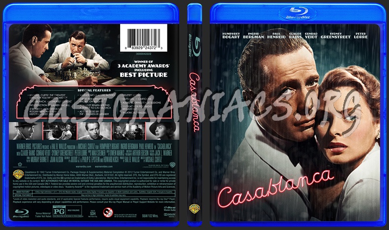 Casablanca blu-ray cover