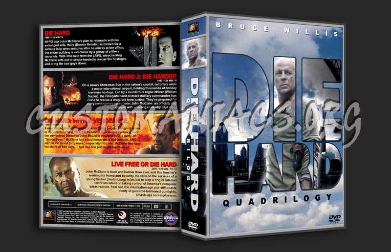 Die Hard Quadrilogy dvd cover