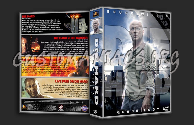 Die Hard Quadrilogy dvd cover