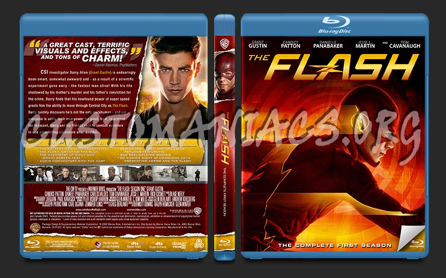 The Flash Season One blu-ray cover