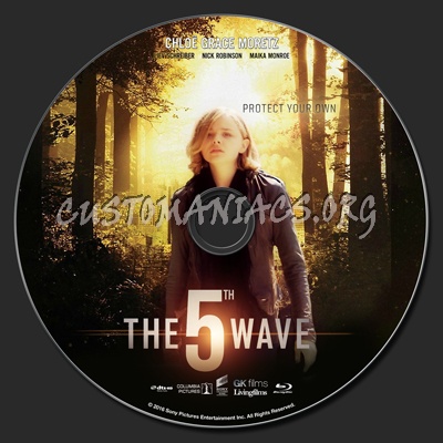 The 5th Wave (aka The Fifth Wave) blu-ray label