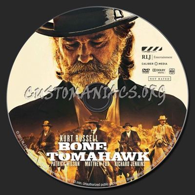 Bone Tomahawk dvd label