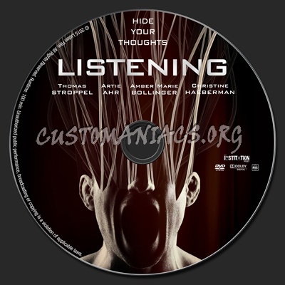 Listening dvd label