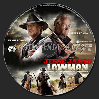 Jesse James: Lawman blu-ray label